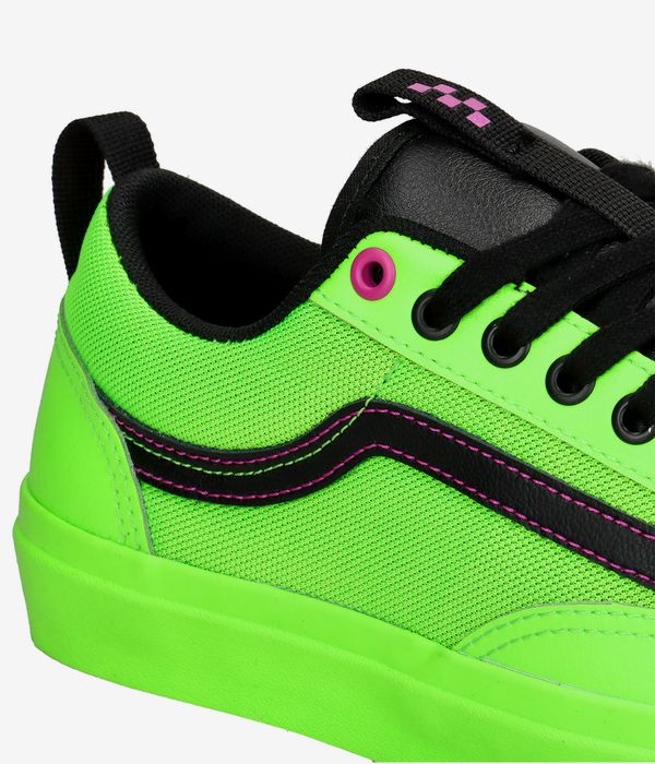 Vans Skate Old Skool 36+ Buty (acid airbrush black green gecko)