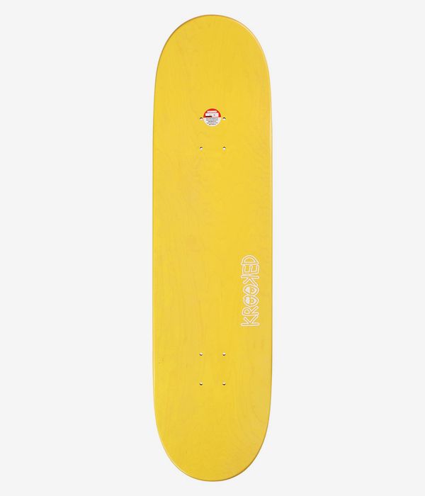 Krooked Cromer Buda 8.38" Skateboard Deck (yellow)