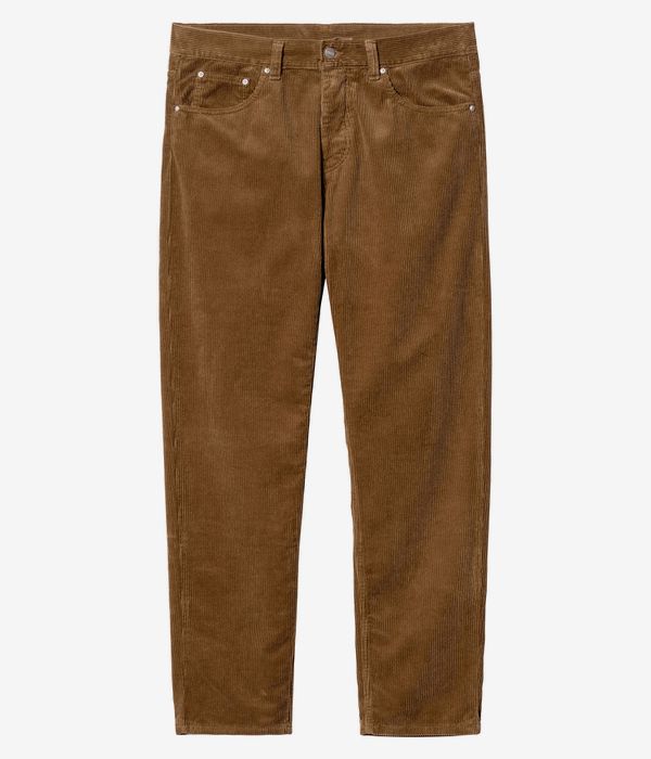 Carhartt WIP Newel Pant Coventry Pants (deep h brown rinsed)