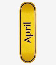April OG Logo 8.75" Planche de skateboard (yellow purple)