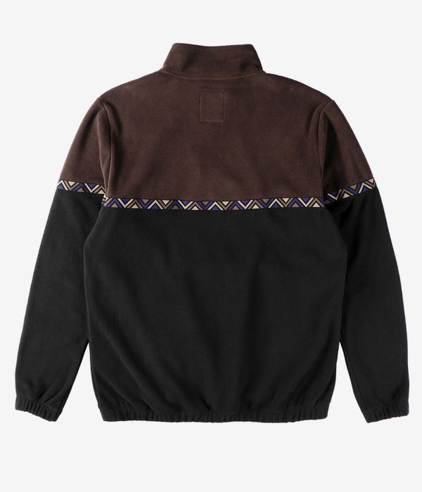 Iriedaily Monte Noe Troyer 1/2-Zip Sweatshirt (dark coffee)