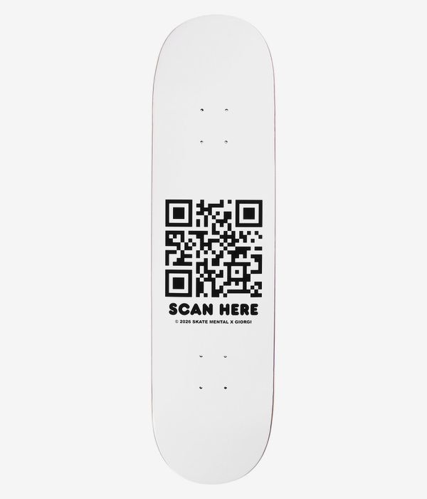 Skate Mental Giorgi QR 8.25" Tavola da skateboard (white)