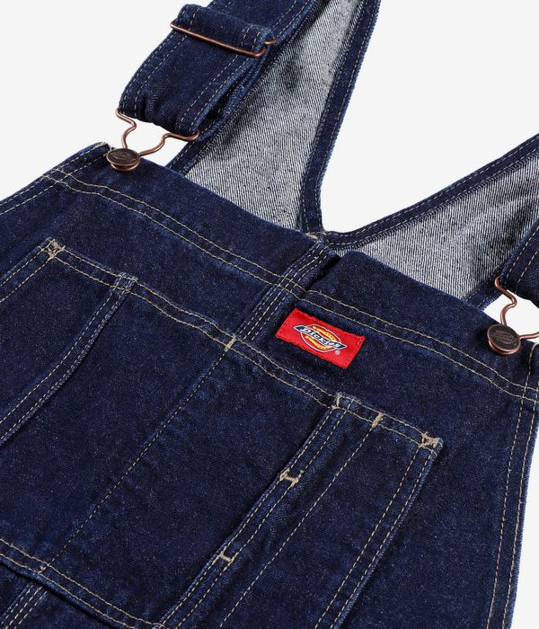 Dickies Loose Denim Bib Jeans (rinsed)