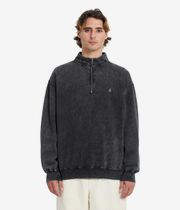 Volcom Single Stone 1/4-Zip Sweater (light acid black)