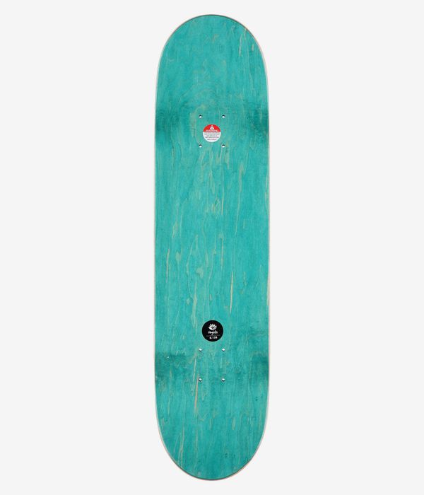 Magenta Team Wood Plant 8.125" Tabla de skate (white)
