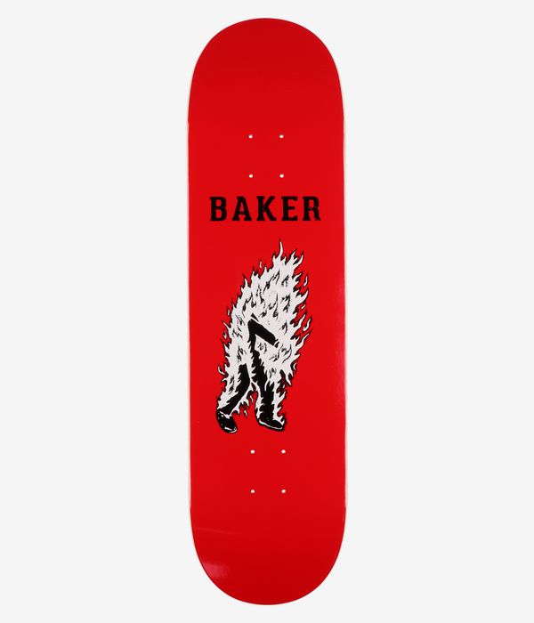 Baker Casper Man On Fire 8.5" Tabla de skate (red)