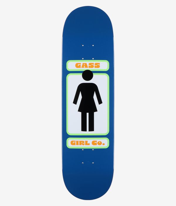 Girl Gass Hypno Girl 8.5" Tabla de skate (blue)