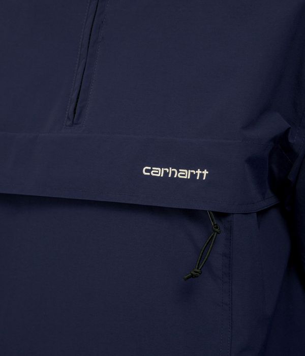 Carhartt WIP Windbreaker Pullover Supplex Jacke (air force blue white)