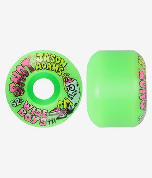 Snot Jason Adams Wide Boys Roues (neon green) 52 mm 99A 4 Pack