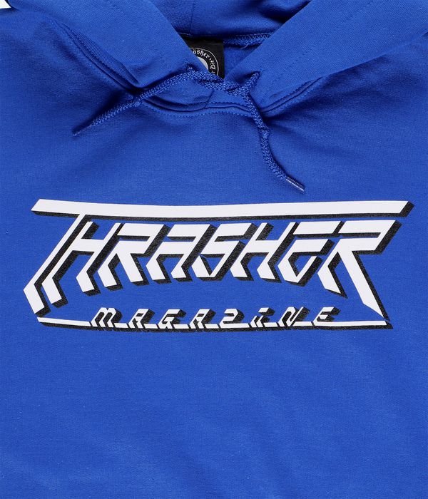 Thrasher Future Logo Felpa Hoodie (royal blue)