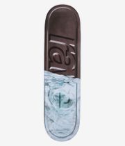 rave Chocolate 8.375" Skateboard Deck (silver finish)