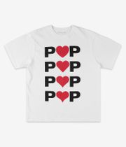 Pop Trading Company Hearts T-Shirt (white)