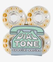 Dial Tone OG Rotary Cruiser Round Wheels (white) 54mm 85A 4 Pack