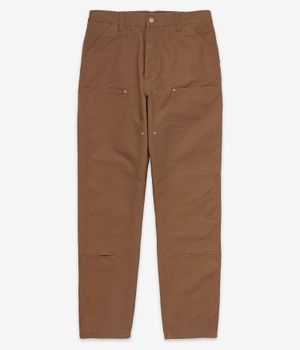 Carhartt WIP Double Knee Organic Dearborn Pantalons (hamilton brown rinsed)