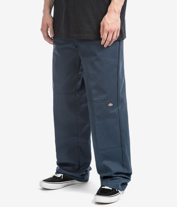 Shop Dickies Double Knee Recycled Pants (air force blue) online