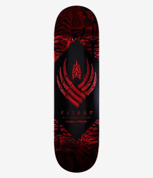 Powell-Peralta Skeleton Flight Shape 243W 8.38" Skateboard Deck (red)