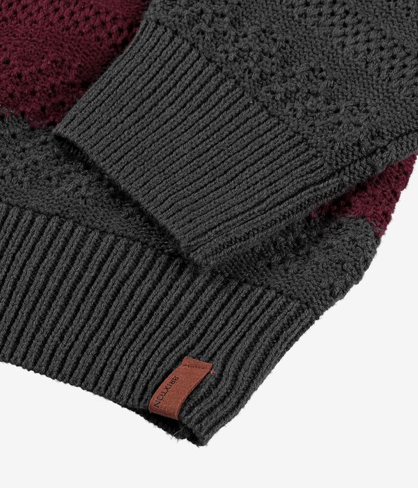 Brixton Midnight Sweatshirt (black port stripe)