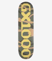 GX1000 OG Logo 8.5" Planche de skateboard (camo yellow)