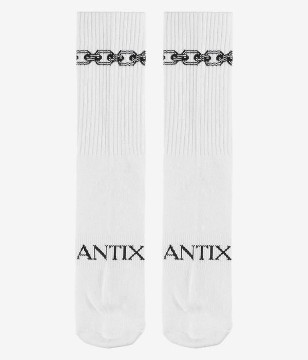 Antix Chains Sokken US 6-13 (white)