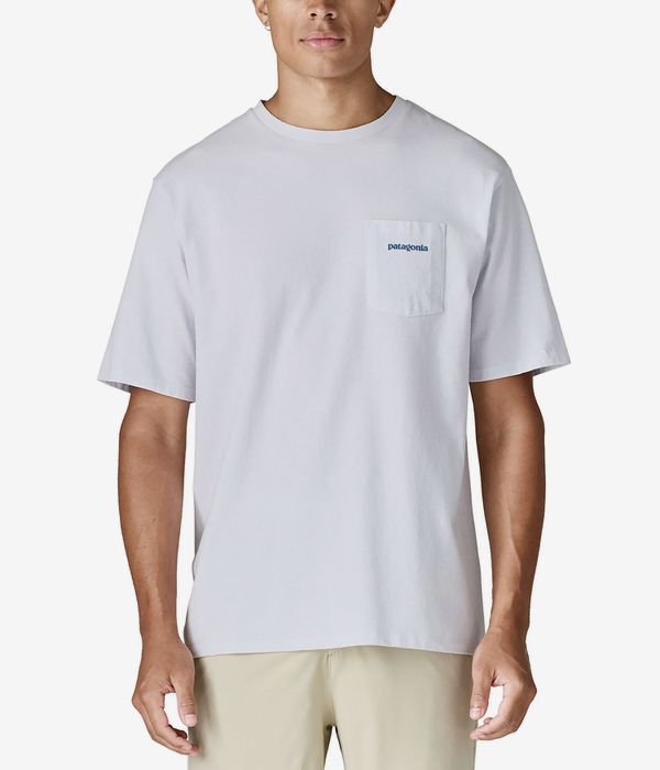 Patagonia Boardshort Logo Pocket Responsibili T-Shirt (fiber white)