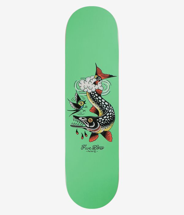5BORO Queens Pike 8.375" Planche de skateboard (green)
