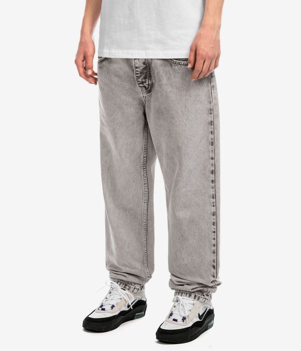 Carhartt WIP Newel Pant Cotton Smithfield Jeans (shale chalk wash)