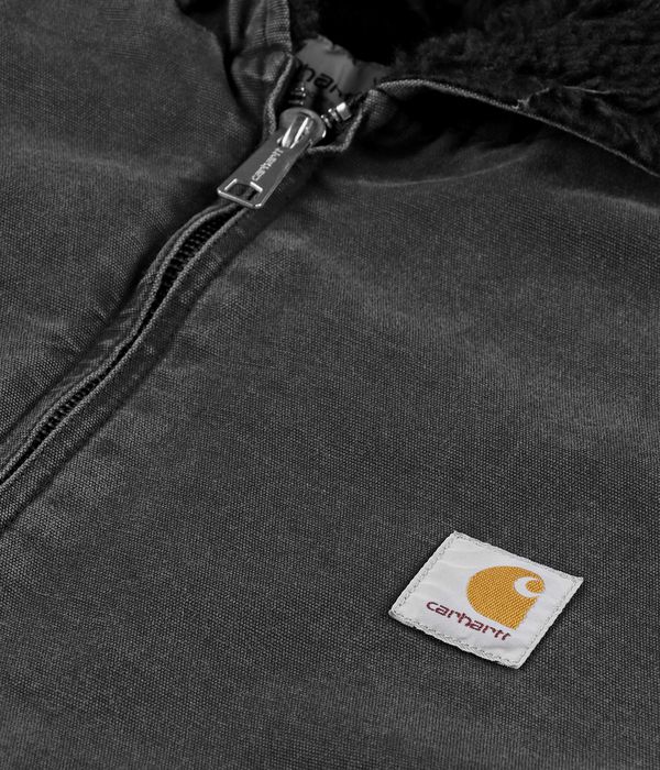 Carhartt WIP Mitch Cotton Hubbard Veste (black dusky canvas)