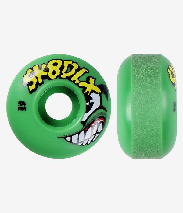 skatedeluxe Punk Classic ADV Roues (green) 54mm 99A 4 Pack