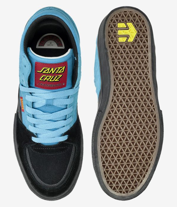 Etnies x Santa Cruz Screw Vulc Mid Shoes (black blue black)