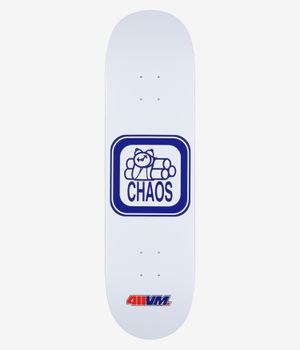 411 Chaos Icon 8.5" Tabla de skate (white)