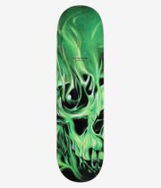 Sci-Fi Fantasy Glick Skulls 8.5" Skateboard Deck (green)