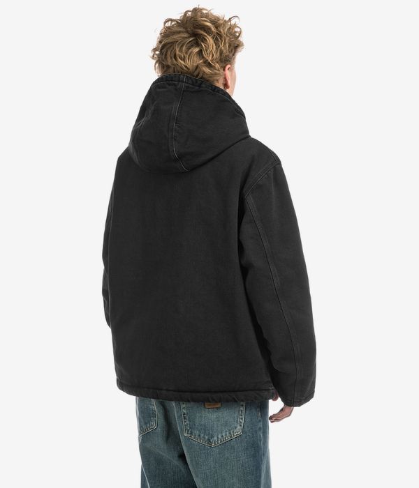 Carhartt WIP Cleveland Cotton Smith Giacca (black stone washed)