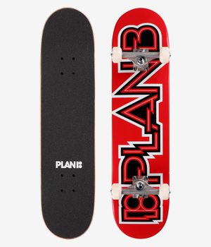Plan B Bolt 7.75" Complete-Skateboard (red)
