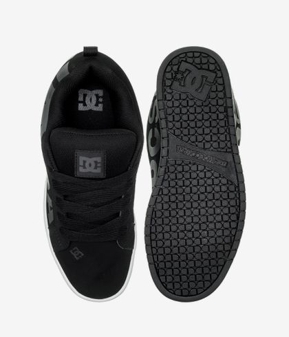 Dc Court Graffik Se Schuh Black Grey Black Kaufen Bei Skatedeluxe Womens court graffik se shoe. skatedeluxe