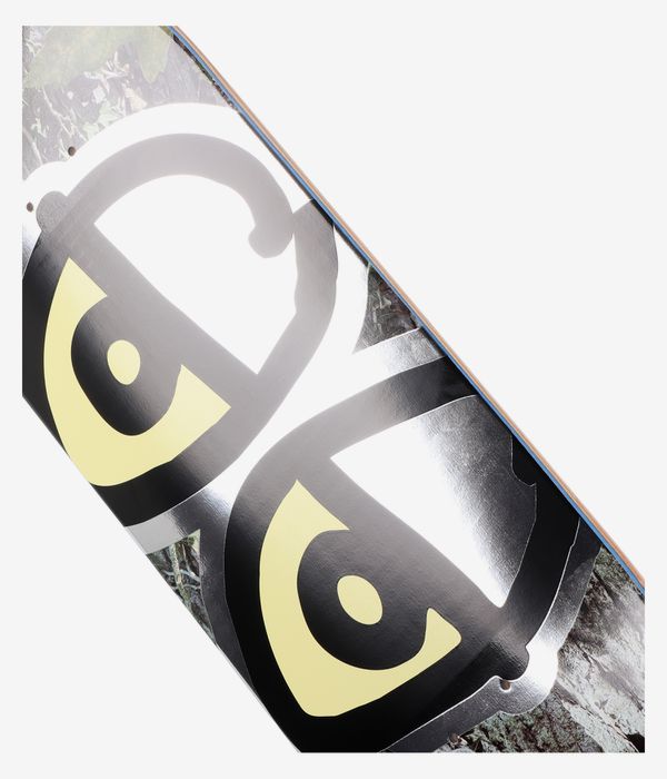 Krooked Team Eyes Camo 8.5" Planche de skateboard (silver foil)