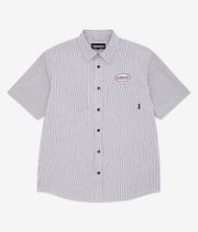 GX1000 Railroad Stripe Button Down Shirt (white)