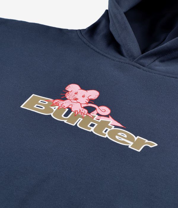 Butter Goods Rat Logo Hoodie (navy)