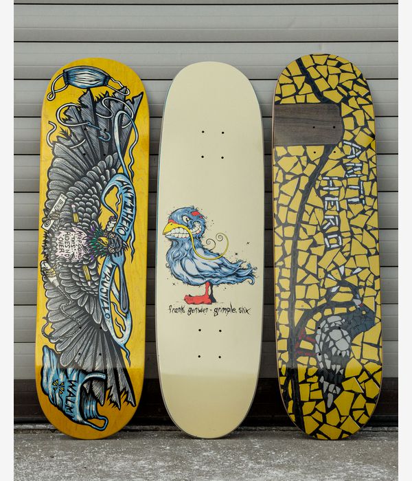 Anti Hero Team Pigeon Vision 8.5" Skateboard Deck (yellow)