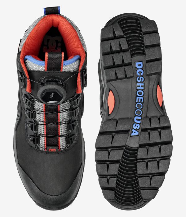 DC Navigator LX Shoes (black grey red)