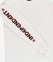Independent Bar Cross Long sleeve (all white)