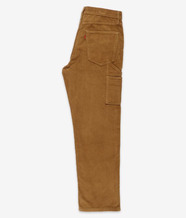 Shop Levi's Stay Loose Carpenter Jeans (brown garment dye) online |  skatedeluxe