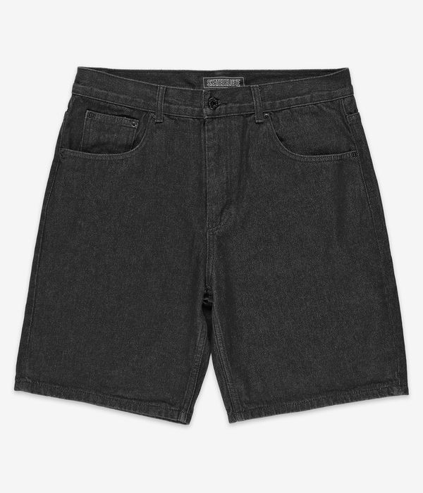 skatedeluxe Denim Baggy Shorts (black washed)