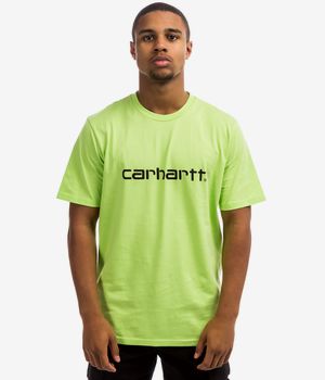 Carhartt WIP Script Camiseta (lime black)