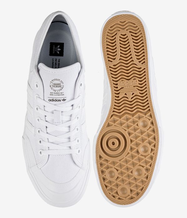 adidas Skateboarding Matchcourt Shoes (white white white)