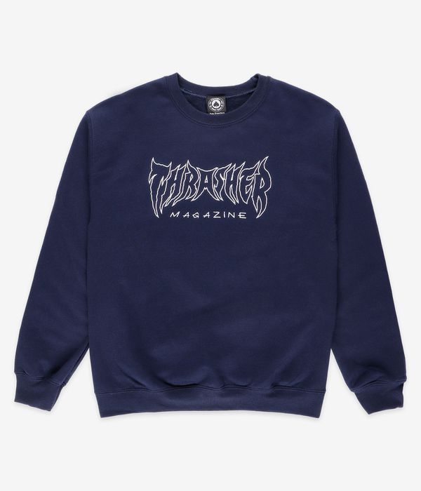 Thrasher Metal Sweater (navy)