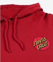 Santa Cruz Classic Dot Chest sweat à capuche (dark rust)