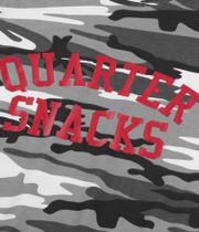Quartersnacks Camo Arch T-Shirt (black white)