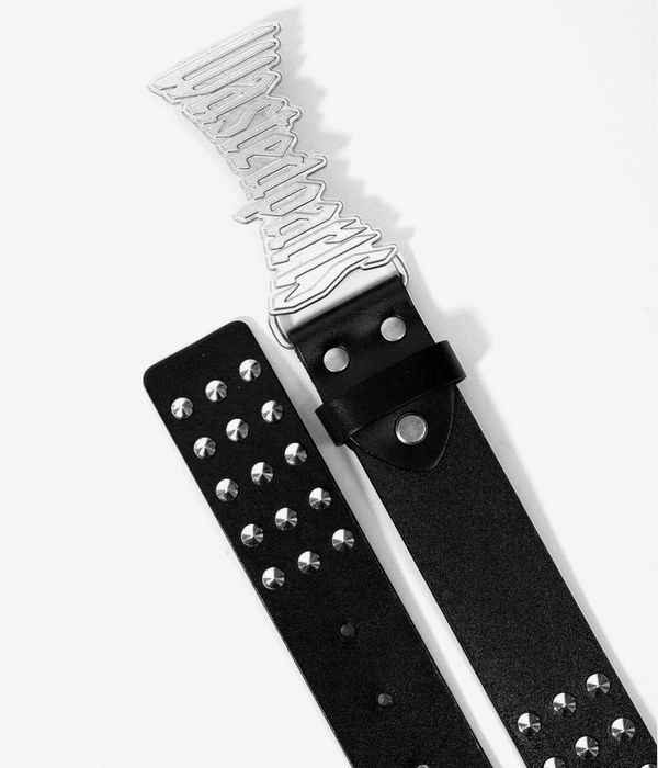 Wasted Paris United Leather Belt (black silver)