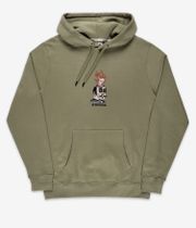 Anuell Flaming Jerry Organic Felpa Hoodie (olive)
