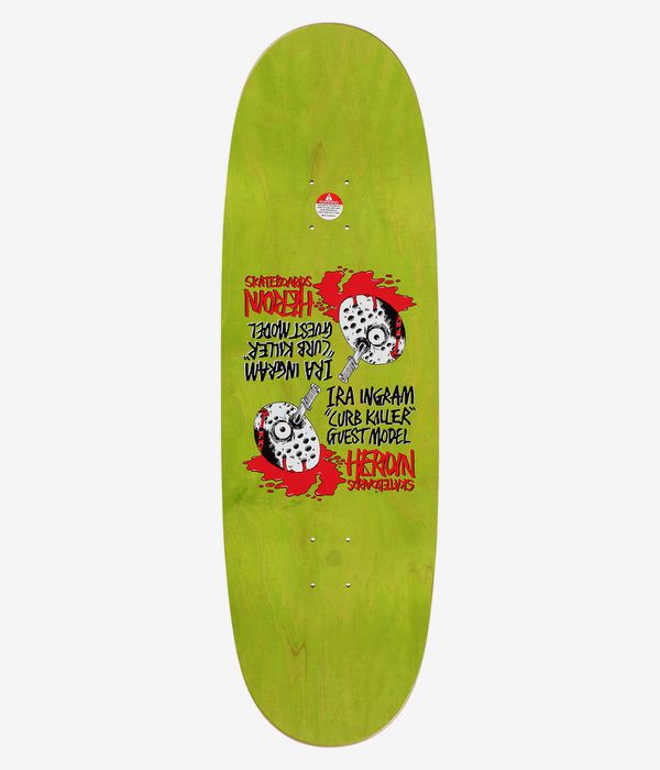 Heroin Skateboards Curb Killer 6 10" Planche de skateboard (black)